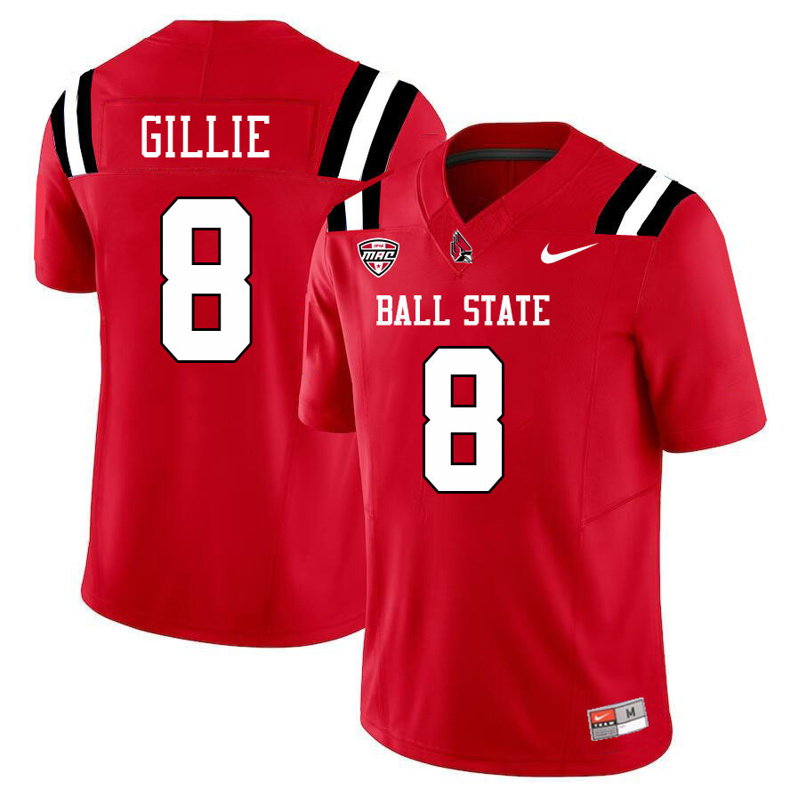 Malcolm Gillie Ball State Jersey,Ball State Cardinals #8 Malcolm Gillie Jersey Youth College-Cardinal